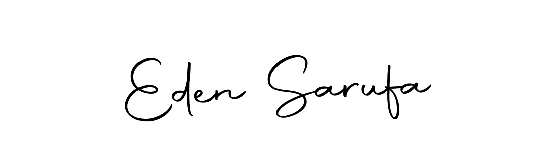 if you are searching for the best signature style for your name Eden Sarufa. so please give up your signature search. here we have designed multiple signature styles  using Autography-DOLnW. Eden Sarufa signature style 10 images and pictures png