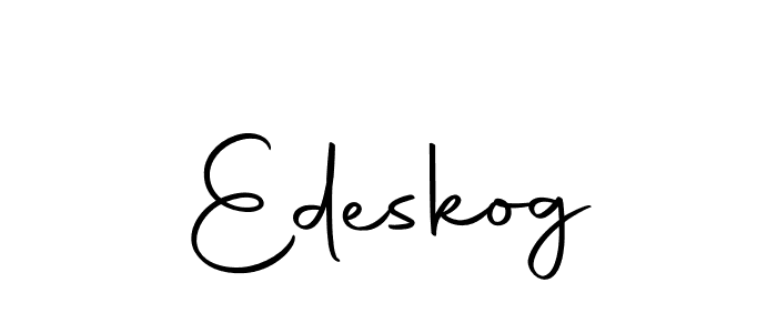 You should practise on your own different ways (Autography-DOLnW) to write your name (Edeskog) in signature. don't let someone else do it for you. Edeskog signature style 10 images and pictures png