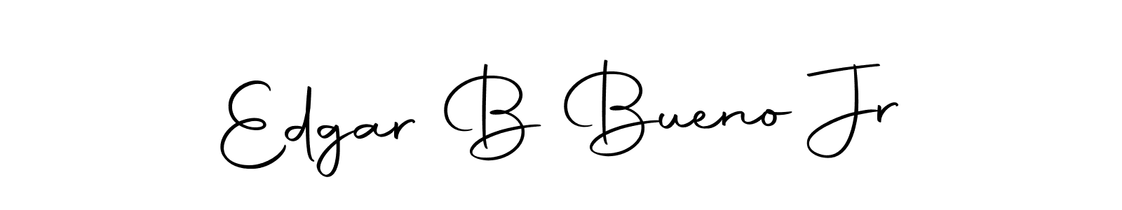 You should practise on your own different ways (Autography-DOLnW) to write your name (Edgar B Bueno Jr) in signature. don't let someone else do it for you. Edgar B Bueno Jr signature style 10 images and pictures png