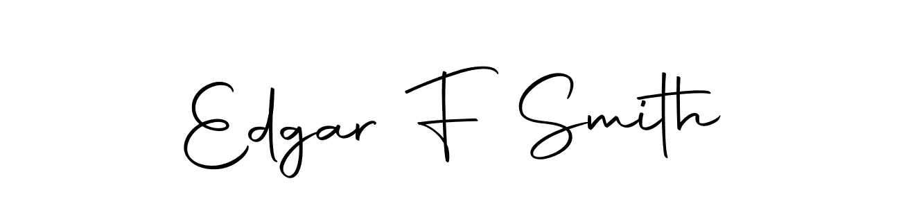 Make a beautiful signature design for name Edgar F Smith. With this signature (Autography-DOLnW) style, you can create a handwritten signature for free. Edgar F Smith signature style 10 images and pictures png