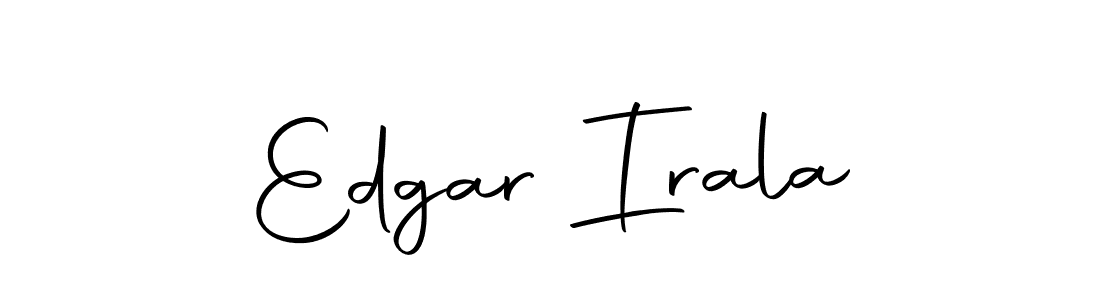 Make a short Edgar Irala signature style. Manage your documents anywhere anytime using Autography-DOLnW. Create and add eSignatures, submit forms, share and send files easily. Edgar Irala signature style 10 images and pictures png