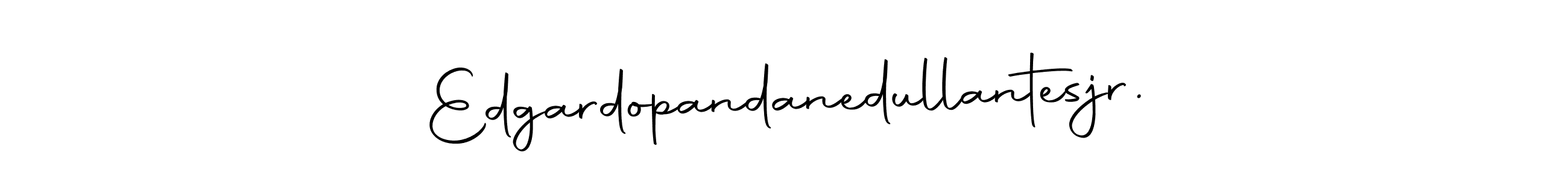 This is the best signature style for the Edgardopandanedullantesjr. name. Also you like these signature font (Autography-DOLnW). Mix name signature. Edgardopandanedullantesjr. signature style 10 images and pictures png