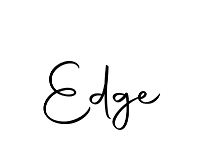 The best way (Autography-DOLnW) to make a short signature is to pick only two or three words in your name. The name Edge include a total of six letters. For converting this name. Edge signature style 10 images and pictures png