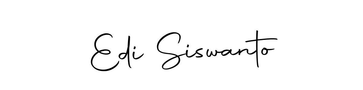 This is the best signature style for the Edi Siswanto name. Also you like these signature font (Autography-DOLnW). Mix name signature. Edi Siswanto signature style 10 images and pictures png