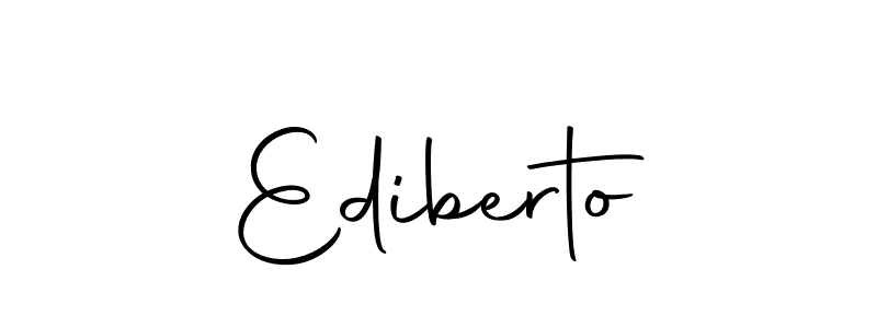 Design your own signature with our free online signature maker. With this signature software, you can create a handwritten (Autography-DOLnW) signature for name Ediberto. Ediberto signature style 10 images and pictures png