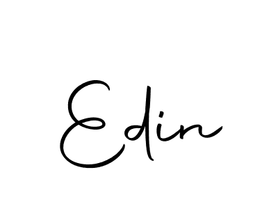 You should practise on your own different ways (Autography-DOLnW) to write your name (Edin) in signature. don't let someone else do it for you. Edin signature style 10 images and pictures png