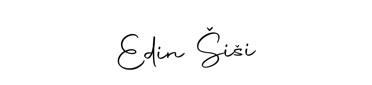 Create a beautiful signature design for name Edin Šišić. With this signature (Autography-DOLnW) fonts, you can make a handwritten signature for free. Edin Šišić signature style 10 images and pictures png