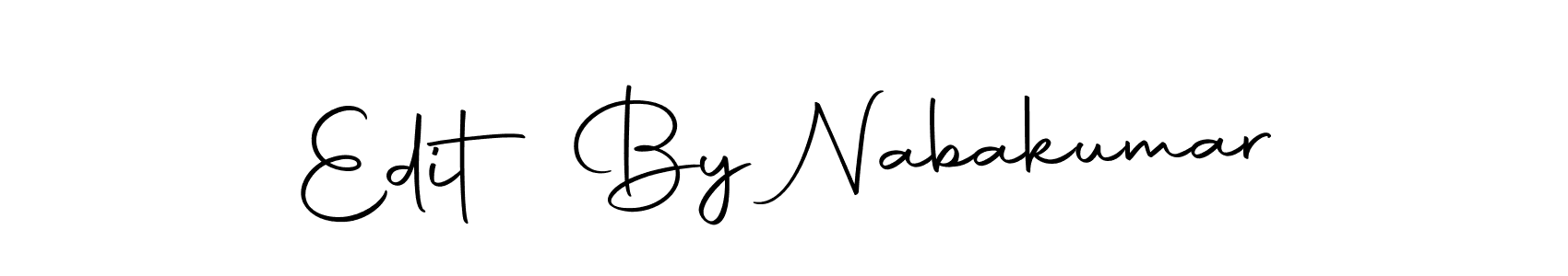 Similarly Autography-DOLnW is the best handwritten signature design. Signature creator online .You can use it as an online autograph creator for name Edit By Nabakumar. Edit By Nabakumar signature style 10 images and pictures png