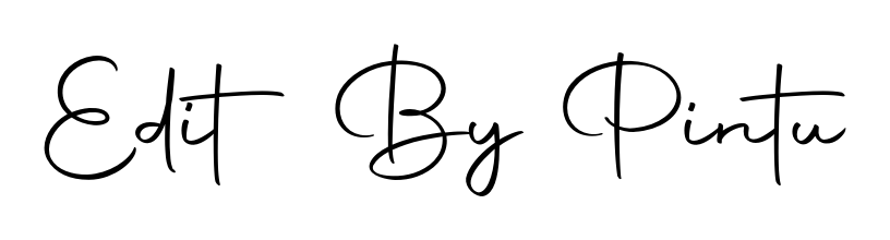 Master the art of signing with Edit By Pintu written in fluent Autography-DOLnW script. A great template to practice and refine your handwriting. Edit By Pintu signature style 10 images and pictures png
