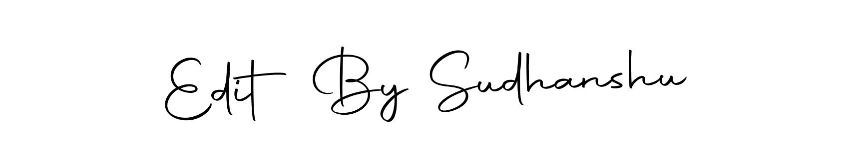 It looks lik you need a new signature style for name Edit By Sudhanshu. Design unique handwritten (Autography-DOLnW) signature with our free signature maker in just a few clicks. Edit By Sudhanshu signature style 10 images and pictures png