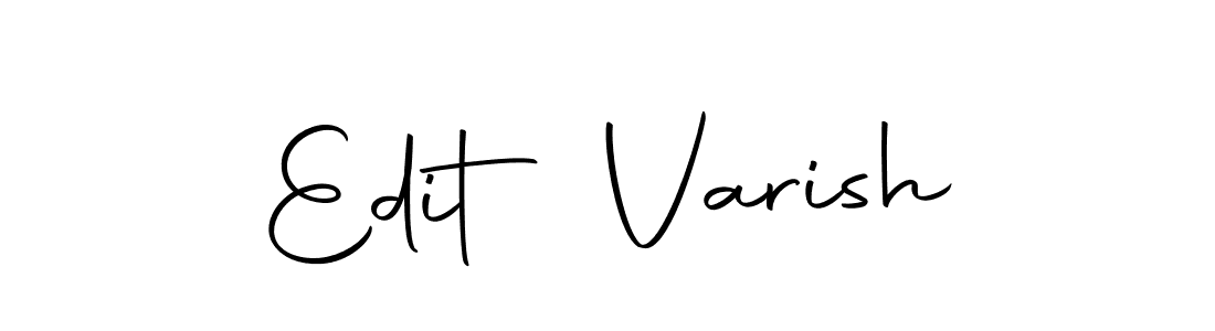 How to make Edit Varish signature? Autography-DOLnW is a professional autograph style. Create handwritten signature for Edit Varish name. Edit Varish signature style 10 images and pictures png