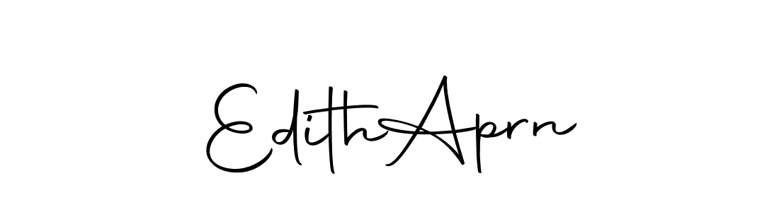 How to make Edith  Aprn name signature. Use Autography-DOLnW style for creating short signs online. This is the latest handwritten sign. Edith  Aprn signature style 10 images and pictures png