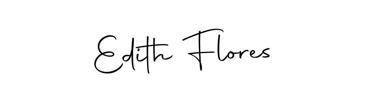 Design your own signature with our free online signature maker. With this signature software, you can create a handwritten (Autography-DOLnW) signature for name Edith Flores. Edith Flores signature style 10 images and pictures png