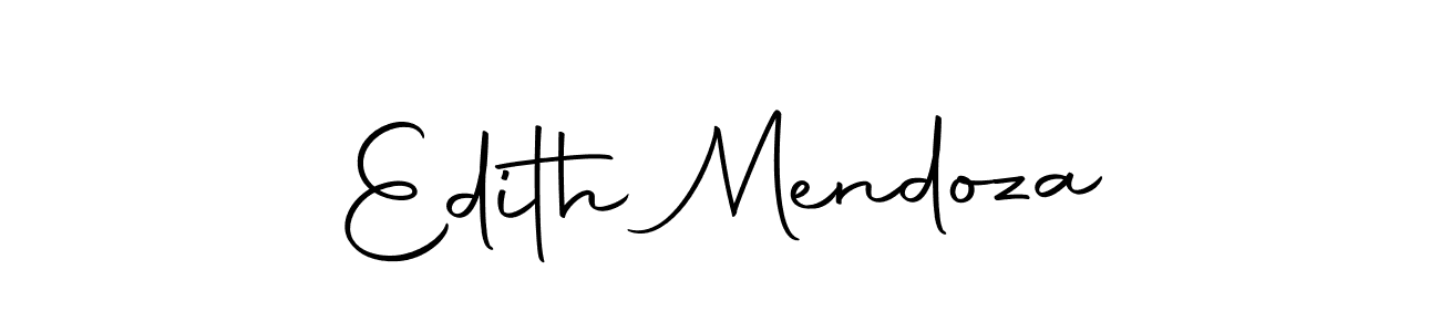 Create a beautiful signature design for name Edith Mendoza. With this signature (Autography-DOLnW) fonts, you can make a handwritten signature for free. Edith Mendoza signature style 10 images and pictures png