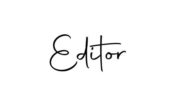 Also we have Editor name is the best signature style. Create professional handwritten signature collection using Autography-DOLnW autograph style. Editor signature style 10 images and pictures png