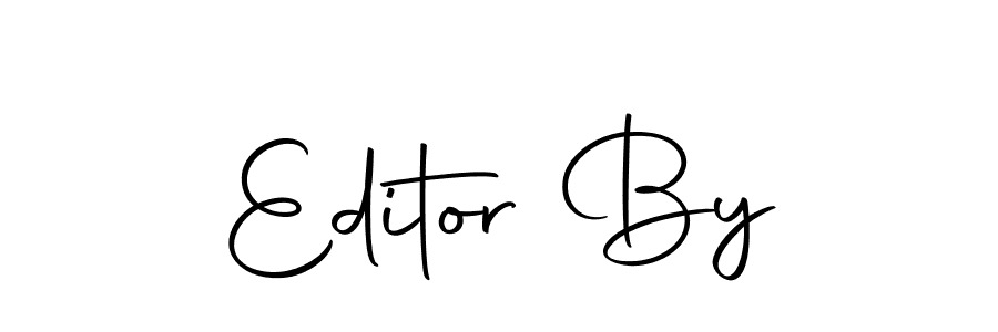 if you are searching for the best signature style for your name Editor By. so please give up your signature search. here we have designed multiple signature styles  using Autography-DOLnW. Editor By signature style 10 images and pictures png