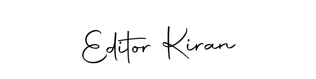 Similarly Autography-DOLnW is the best handwritten signature design. Signature creator online .You can use it as an online autograph creator for name Editor Kiran. Editor Kiran signature style 10 images and pictures png