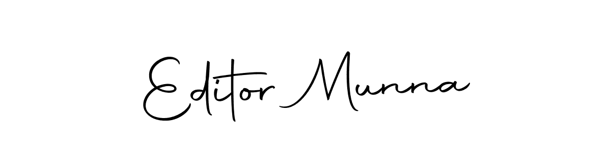 How to Draw Editor Munna signature style? Autography-DOLnW is a latest design signature styles for name Editor Munna. Editor Munna signature style 10 images and pictures png