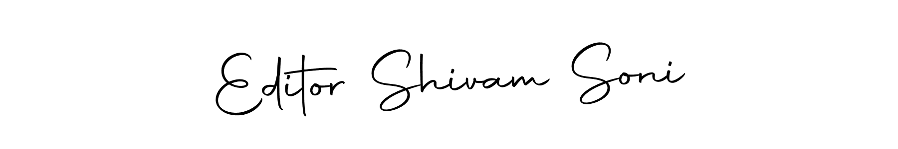 You can use this online signature creator to create a handwritten signature for the name Editor Shivam Soni. This is the best online autograph maker. Editor Shivam Soni signature style 10 images and pictures png