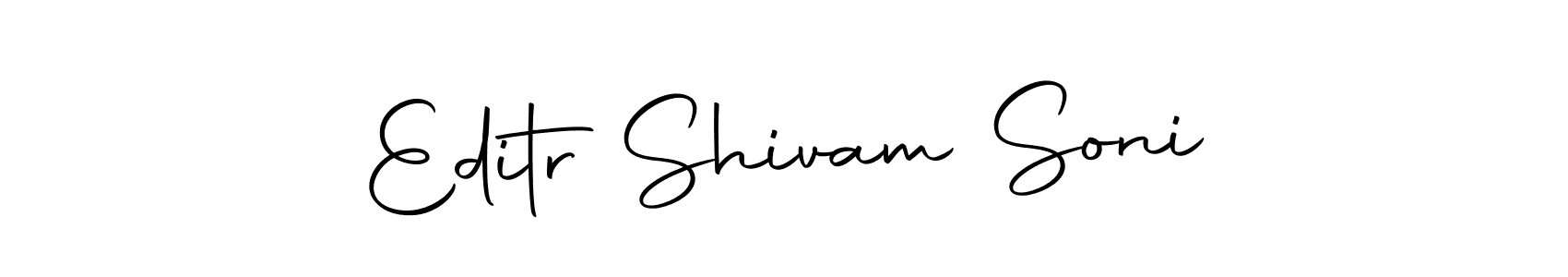 How to make Editr Shivam Soni signature? Autography-DOLnW is a professional autograph style. Create handwritten signature for Editr Shivam Soni name. Editr Shivam Soni signature style 10 images and pictures png