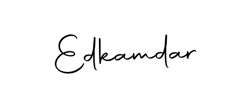 Make a beautiful signature design for name Edkamdar. With this signature (Autography-DOLnW) style, you can create a handwritten signature for free. Edkamdar signature style 10 images and pictures png