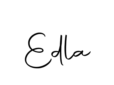 You should practise on your own different ways (Autography-DOLnW) to write your name (Edla) in signature. don't let someone else do it for you. Edla signature style 10 images and pictures png