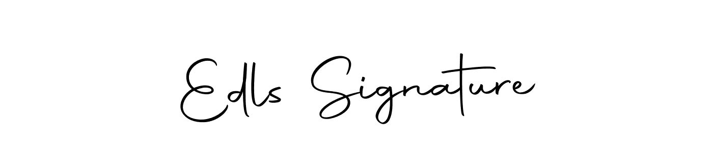 How to make Edls Signature name signature. Use Autography-DOLnW style for creating short signs online. This is the latest handwritten sign. Edls Signature signature style 10 images and pictures png