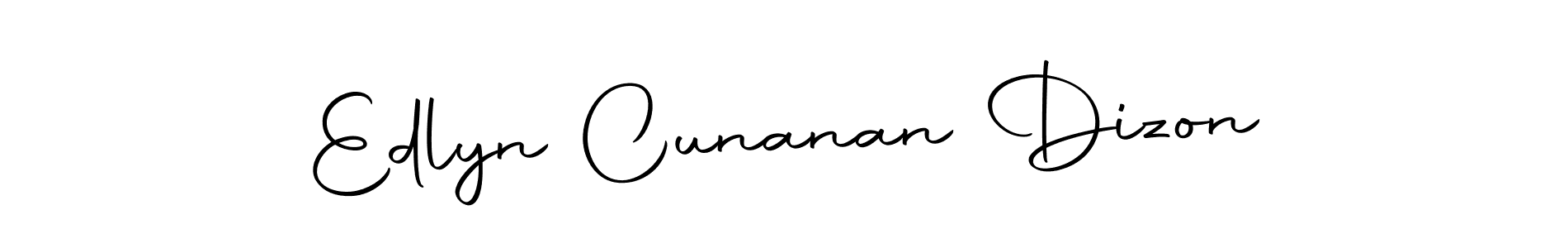 if you are searching for the best signature style for your name Edlyn Cunanan Dizon. so please give up your signature search. here we have designed multiple signature styles  using Autography-DOLnW. Edlyn Cunanan Dizon signature style 10 images and pictures png