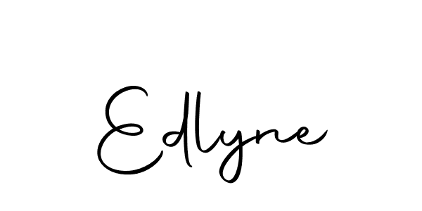 Design your own signature with our free online signature maker. With this signature software, you can create a handwritten (Autography-DOLnW) signature for name Edlyne. Edlyne signature style 10 images and pictures png