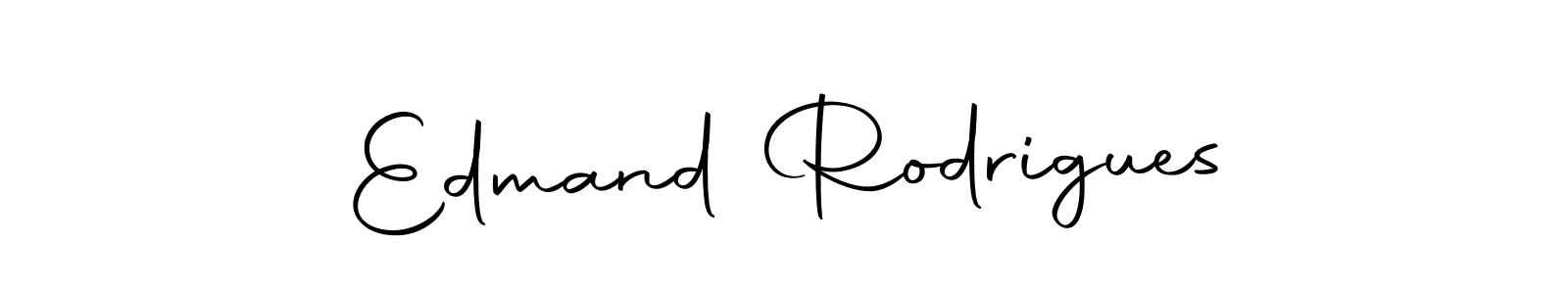 Make a short Edmand Rodrigues signature style. Manage your documents anywhere anytime using Autography-DOLnW. Create and add eSignatures, submit forms, share and send files easily. Edmand Rodrigues signature style 10 images and pictures png