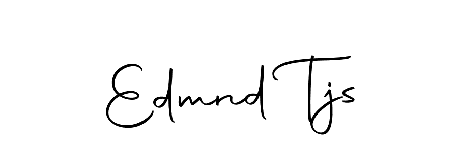 Create a beautiful signature design for name Edmnd Tjs. With this signature (Autography-DOLnW) fonts, you can make a handwritten signature for free. Edmnd Tjs signature style 10 images and pictures png