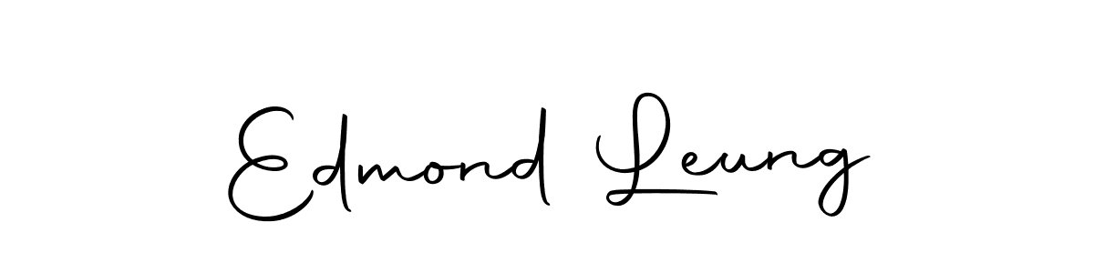 How to make Edmond Leung name signature. Use Autography-DOLnW style for creating short signs online. This is the latest handwritten sign. Edmond Leung signature style 10 images and pictures png