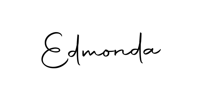 Create a beautiful signature design for name Edmonda. With this signature (Autography-DOLnW) fonts, you can make a handwritten signature for free. Edmonda signature style 10 images and pictures png