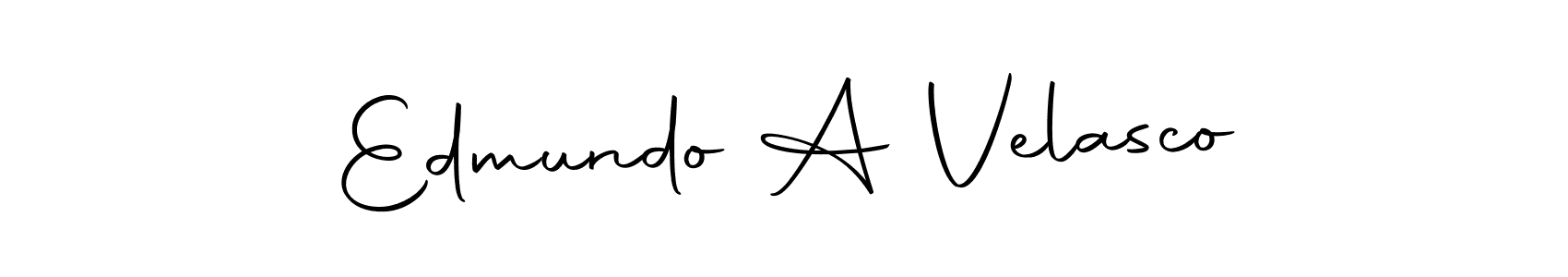 Also we have Edmundo A Velasco name is the best signature style. Create professional handwritten signature collection using Autography-DOLnW autograph style. Edmundo A Velasco signature style 10 images and pictures png