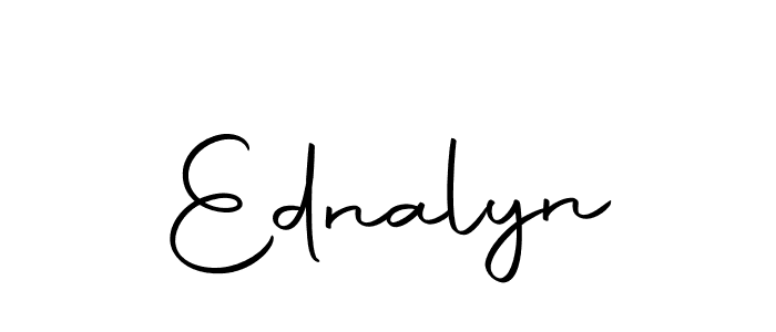 Create a beautiful signature design for name Ednalyn. With this signature (Autography-DOLnW) fonts, you can make a handwritten signature for free. Ednalyn signature style 10 images and pictures png