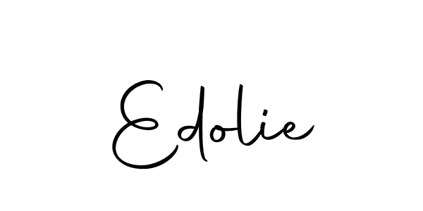 Design your own signature with our free online signature maker. With this signature software, you can create a handwritten (Autography-DOLnW) signature for name Edolie. Edolie signature style 10 images and pictures png