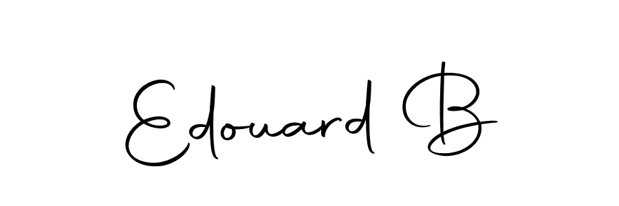 Also we have Edouard B name is the best signature style. Create professional handwritten signature collection using Autography-DOLnW autograph style. Edouard B signature style 10 images and pictures png