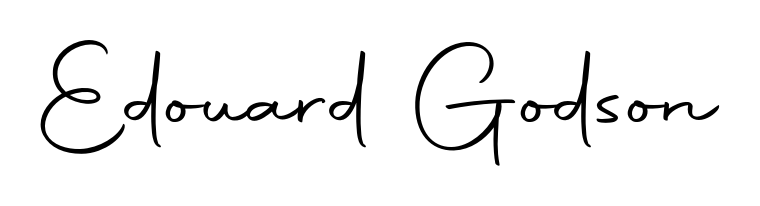 Design your own signature with our free online signature maker. With this signature software, you can create a handwritten (Autography-DOLnW) signature for name Edouard Godson. Edouard Godson signature style 10 images and pictures png