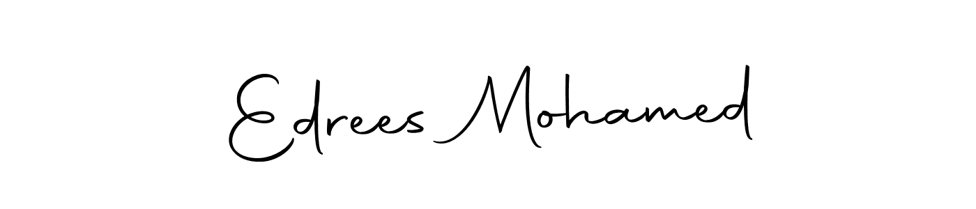 This is the best signature style for the Edrees Mohamed name. Also you like these signature font (Autography-DOLnW). Mix name signature. Edrees Mohamed signature style 10 images and pictures png