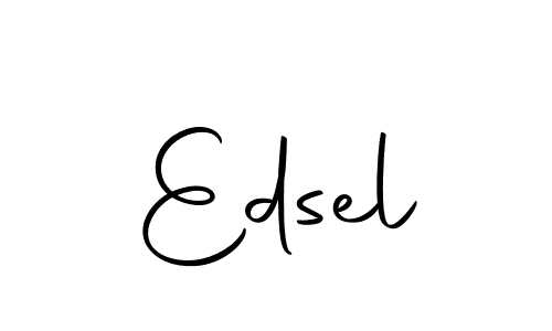 The best way (Autography-DOLnW) to make a short signature is to pick only two or three words in your name. The name Edsel include a total of six letters. For converting this name. Edsel signature style 10 images and pictures png