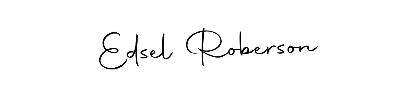 How to make Edsel Roberson signature? Autography-DOLnW is a professional autograph style. Create handwritten signature for Edsel Roberson name. Edsel Roberson signature style 10 images and pictures png