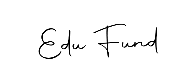 How to make Edu Fund name signature. Use Autography-DOLnW style for creating short signs online. This is the latest handwritten sign. Edu Fund signature style 10 images and pictures png