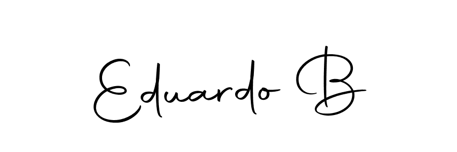 The best way (Autography-DOLnW) to make a short signature is to pick only two or three words in your name. The name Eduardo B include a total of six letters. For converting this name. Eduardo B signature style 10 images and pictures png