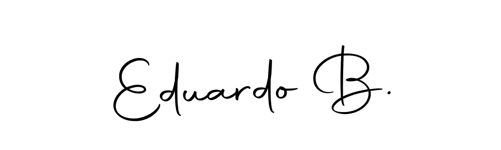 Similarly Autography-DOLnW is the best handwritten signature design. Signature creator online .You can use it as an online autograph creator for name Eduardo B.. Eduardo B. signature style 10 images and pictures png