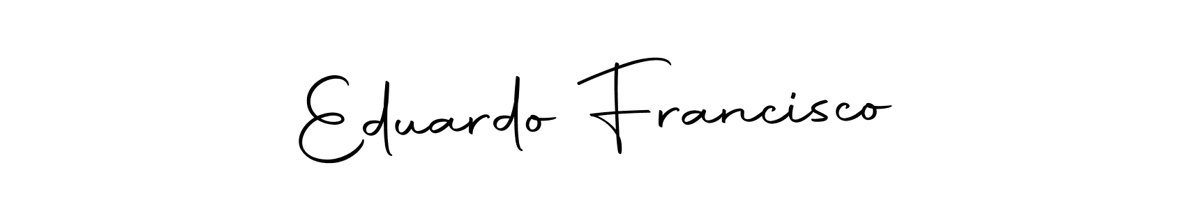 How to Draw Eduardo Francisco signature style? Autography-DOLnW is a latest design signature styles for name Eduardo Francisco. Eduardo Francisco signature style 10 images and pictures png