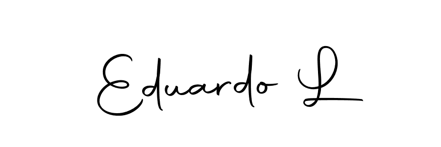 This is the best signature style for the Eduardo L name. Also you like these signature font (Autography-DOLnW). Mix name signature. Eduardo L signature style 10 images and pictures png