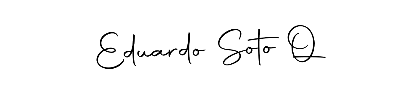 Design your own signature with our free online signature maker. With this signature software, you can create a handwritten (Autography-DOLnW) signature for name Eduardo Soto Q. Eduardo Soto Q signature style 10 images and pictures png