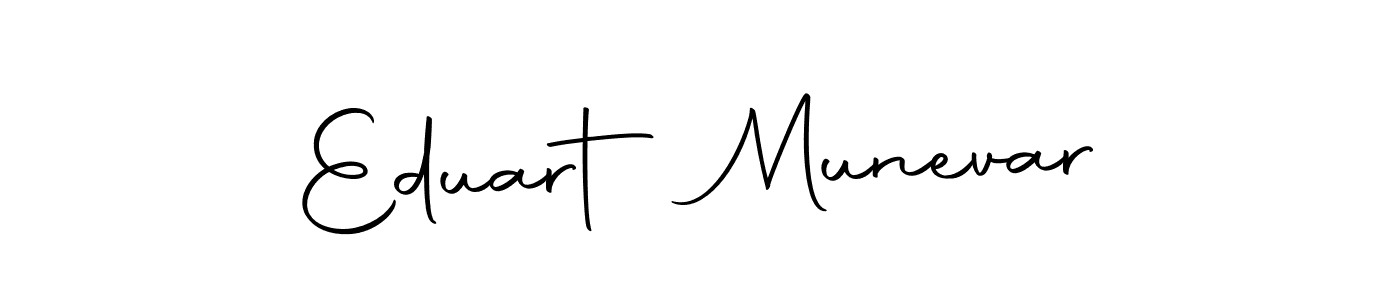 This is the best signature style for the Eduart Munevar name. Also you like these signature font (Autography-DOLnW). Mix name signature. Eduart Munevar signature style 10 images and pictures png