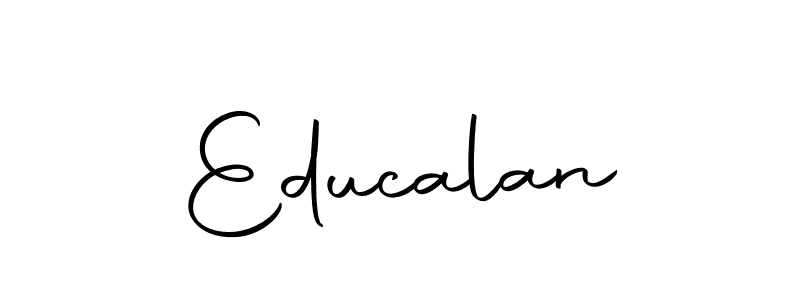 if you are searching for the best signature style for your name Educalan. so please give up your signature search. here we have designed multiple signature styles  using Autography-DOLnW. Educalan signature style 10 images and pictures png