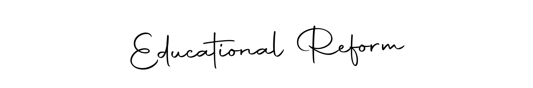 Here are the top 10 professional signature styles for the name Educational Reform. These are the best autograph styles you can use for your name. Educational Reform signature style 10 images and pictures png